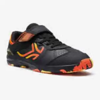 Decathlon Kids' rip-tab trainers ts 160 jr - black offer