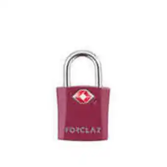 Travel trekking keyed padlock travel tsa purple x2