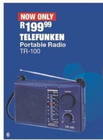 OK Furniture Telefunken - Portable Radio - TR-100 offer
