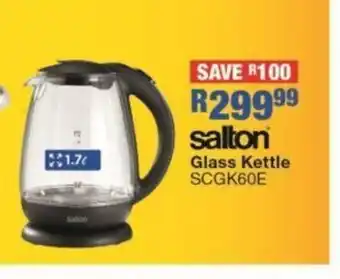 OK Furniture Salton - Glass Kettle - SCGK60E offer