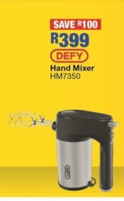 DEFY - Hand Mixer - HM7350 offer at OK Furniture