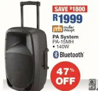 Muller Haupt - PA System - PA-15MH