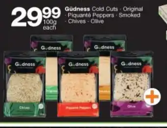 Checkers Gudness Cold Cuts Original - Piquante Peppers - Smoked Chives - Olive 100g offer