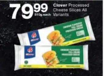 Checkers Clover Processed Cheese Slices All Variants offer