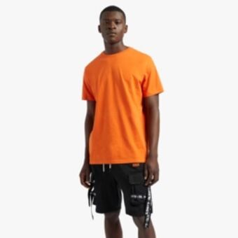 Mkm black utility strap knit shorts