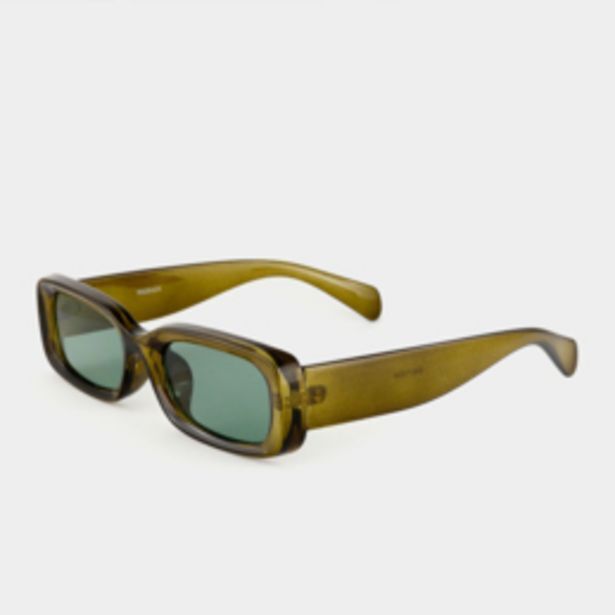 Mkm fatigue crystal plastic rectangular sunglasses offer at Markham