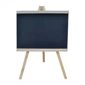 Chalk black board on easel