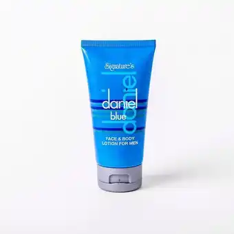 Signature Cosmetics Face & body lotion for men daniel blue offer