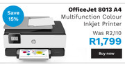First Shop Hp officejet 8013 a4 multifunction colour inkjet printer offer