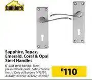 Builders Warehouse Builders sapphire, topaz, emerald, coral & opal steel handles-each offer