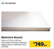 Builders Warehouse Pg bison melamine boards-1.83m x 2.75m x 16mm each offer