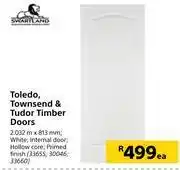 Builders Warehouse Swartland toledo, townsend & tudor timber door 2.032m (h) x 813mm (w) offer