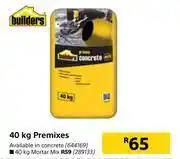 Builders Warehouse Builders 40kg premixes offer