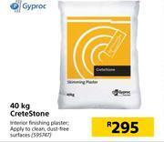 Builders Warehouse Gyproc 40kg cretestone offer