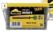 Builders Warehouse Builders 200 pack nylon nail in anchors-5mm x 45mm offer