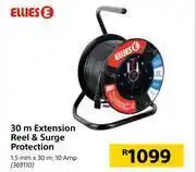 Builders Warehouse Ellies 30m extension reel & surge protection-1.5mm x 30m offer