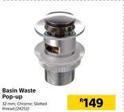 Builders Warehouse Basin waste pop up offer