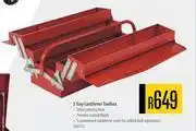 Builders Warehouse Mastercraft 5 tray cantilever toolbox offer