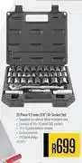 Builders Warehouse Mastercraft 33 piece 9.5mm (3/8") dr socket set offer