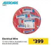Builders Warehouse Aberdare electrical wire-1.5mm x 100m offer