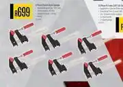 Mastercraft 6 piece clutch style clamps