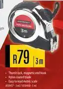 Builders Warehouse Mastercraft tape measure 3m offer