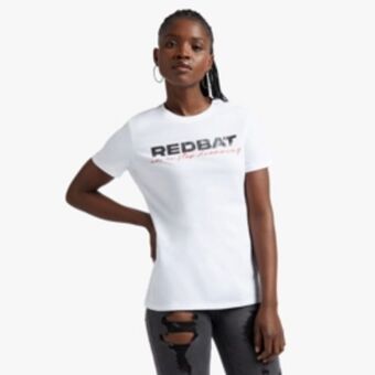 Sportscene Redbat women's white t-shirt offer
