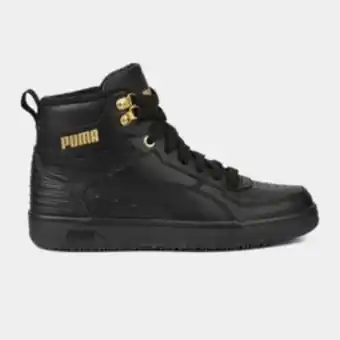 Sportscene Puma juniors rebound rugged black sneaker offer