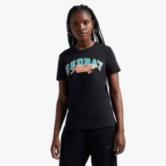 Redbat athletics women's black t-shirt