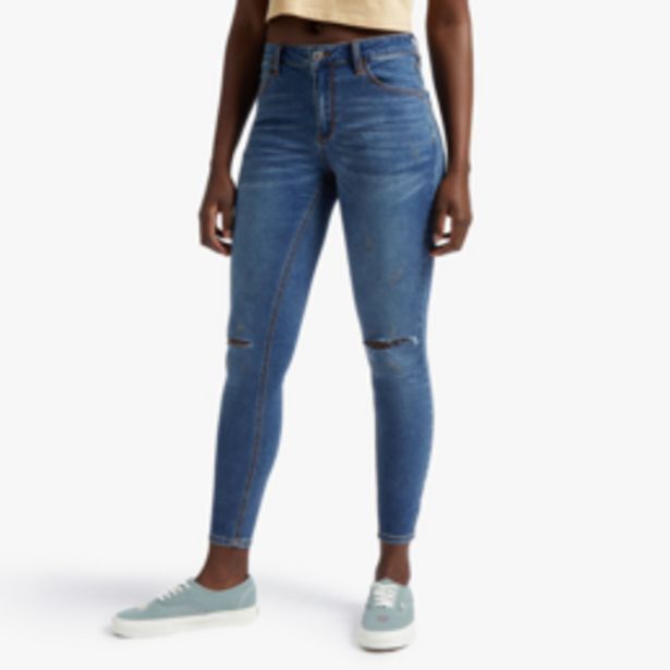 Redbat women's medium wash regular rise supper skinny jeans offer at
