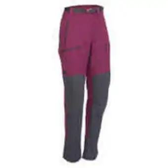 Women's walking trousers - bordeaux