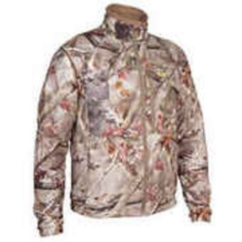 brown outdoor camo padded parka jacket 