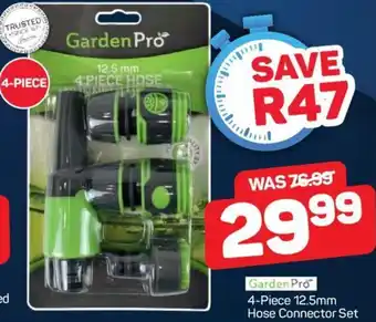 Pick n Pay Garden Pro 4-Piece 12,5mm Hose Connector Set offer