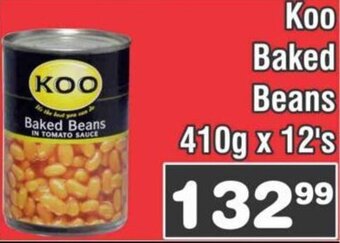Advance Cash n Carry Koo Baked Beans 410g x 12's offer