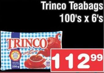 Advance Cash n Carry Trinco Teabags 100's x 6's offer