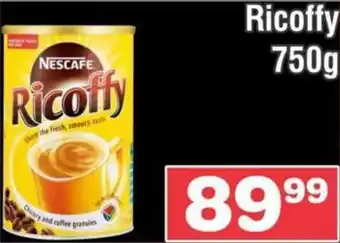 Advance Cash n Carry Nescafe Ricoffy Coffee Granules 750g offer