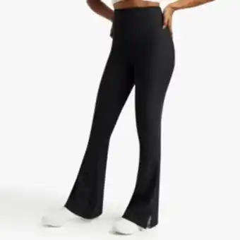 Totalsports Woman's ts black ribbed yoga pants offer