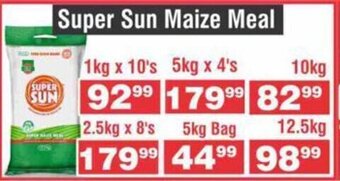 Advance Cash n Carry Super Sun Maize Meal 1kg x 10's offer
