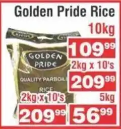 Advance Cash n Carry Golden Pride Rice 10kg offer