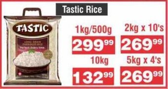 Advance Cash n Carry Tastic Rice 1kg / 500g offer