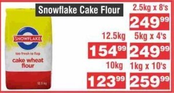 Advance Cash n Carry Snowflake Cake Flour 12.5kg offer