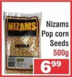 Advance Cash n Carry Nizams Pop Corn Seeds 500g offer