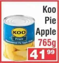 Advance Cash n Carry Koo Pie Unsweetened Apple Slices 765g offer