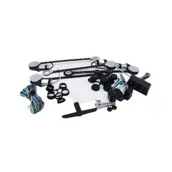 Electric power window kit for 4 door vehicles