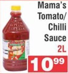 Advance Cash n Carry Mama's Tomato/Chilli Sauce 2L offer