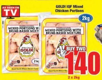 Boxer Goldi IQF Mixed Chicken Portions 2 x 2 kg offer
