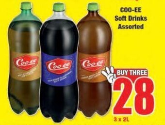 Boxer Coo-ee Soft Drinks Assorted 3 x 2L offer