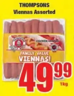 Thompson's Viennas Assorted 1 kg