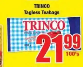 Boxer Trinco Tagless Teabags 100's offer