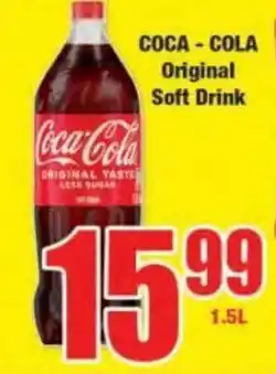 Boxer Coca-Cola Original Soft Drink 1.5 L offer